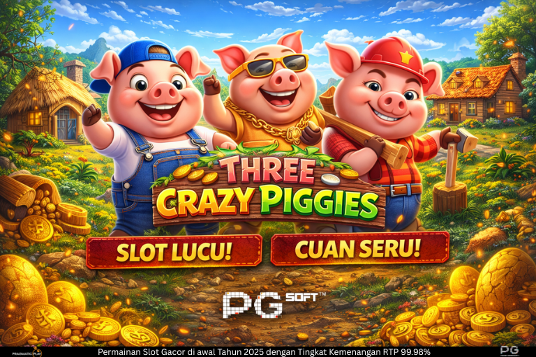 Three Crazy Piggies – Slot Ceria Bertema Dongeng